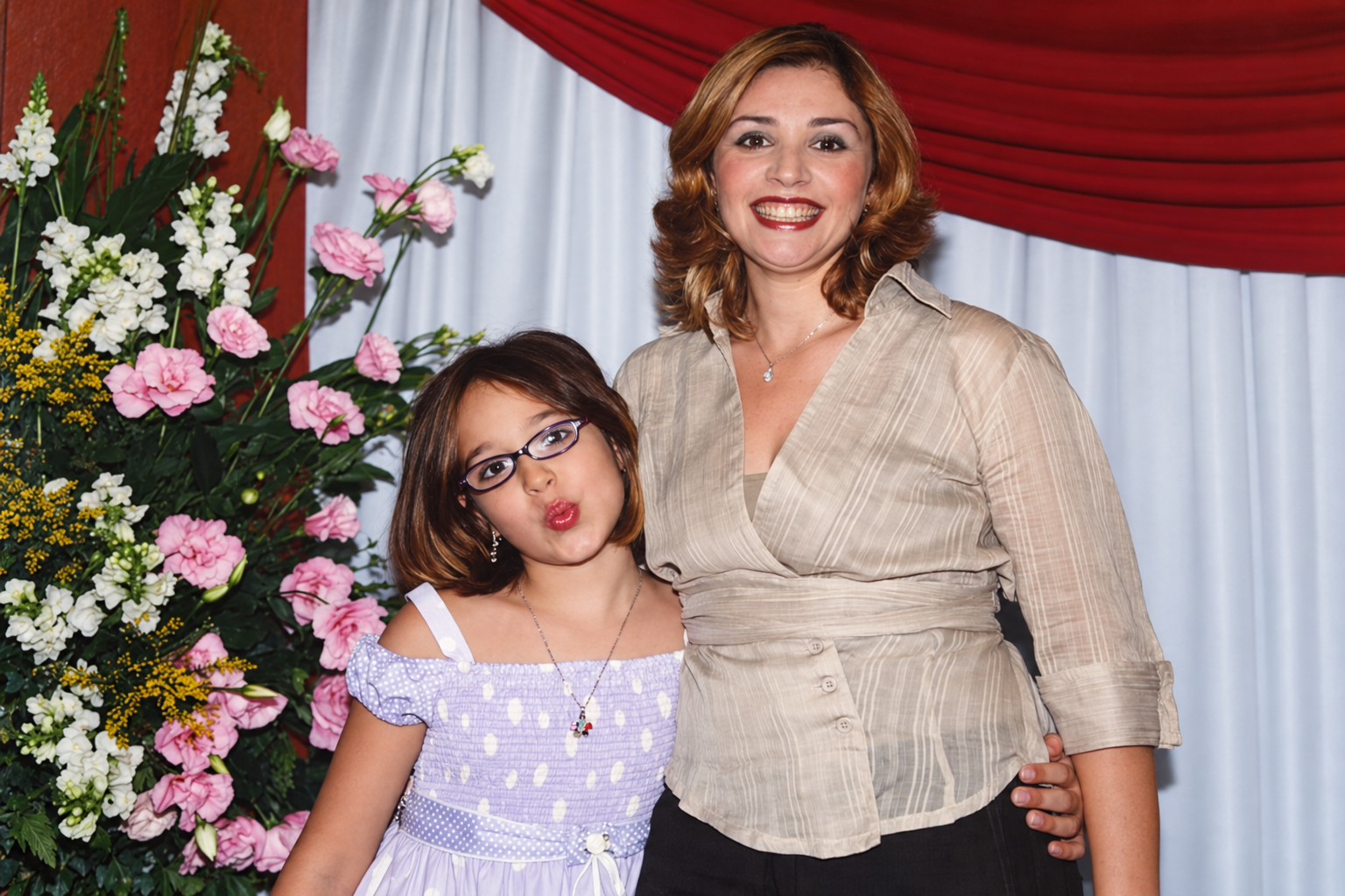 Formatura com a filha