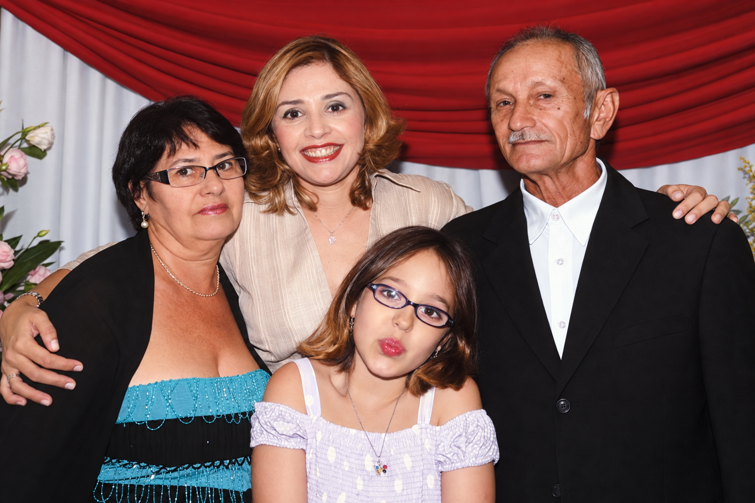 Formatura com a família